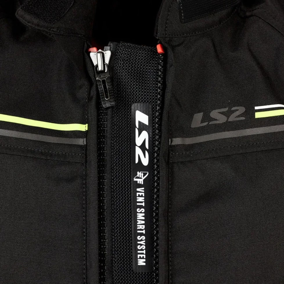 Campera LS2 Shadow Hombre Negro / Gris